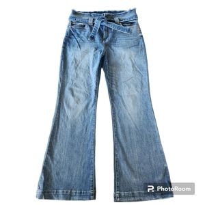 7 For All Mankind Light Blue Flare Jeans